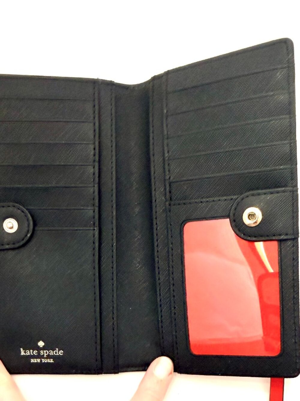 Kate Spade New York "Laurel Way" Bonita Stripe Stacy Wallet - Picture 4 of 8